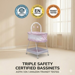 Nueva Cuna para Bebé de Moda Popular con Altura Ajustable, Cuna Transpirable para Bebé, Cuna para Dormir Junto a la Cama, Cama para Bebé - Product Image 2