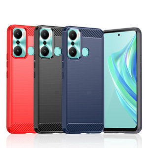 Accesorios para teléfono móvil, funda de silicona suave de fibra de carbono TPU para Infinix Hot 20 Play Hot20s - Product Image 1