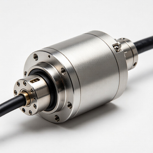 Junta Rotatoria Neumática Hueca de Aluminio Fundido a Presión para CNC con Orificio Pasante Personalizado y Capacidades de Electroerosión por Hilo (EDM) en Acero Inoxidable - Product Image 2