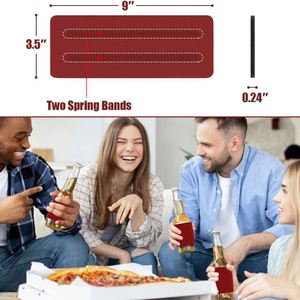 Custom Full Color Printing Slap Wrap Neoprenel Color Splash Circle Pull-Tab Beer Cola Spring <b>Bottle</b> Spring Cup Sleeve Can Cooler - Product Image 3