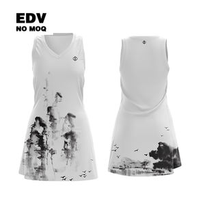 Custom A-Line Netball Uniform Jersey Polyester Sportswear <b>for</b> Adults Printed with <b>Sublimation</b> Team Wear-Girl's Netball Dress - Product Image 6