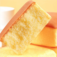 Gâteau éponge artisanal 120g, sachet, 35% d'œufs, dessert halal, pain, collation, vente en gros d'usine
