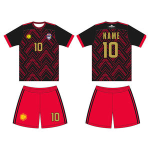 Camisetas de Fútbol Personalizadas con Logotipo e Impresión, MOQ Bajo de 1 Set para Equipaciones de Fútbol Personalizadas OEM para Clubes y Academias Amateurs - Product Image 3