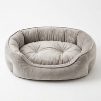 Coussin ouvert pour animaux de compagnie, tapis de couchage pour chat et chien, nid douillet en peluche, utilisation intérieure toute saison