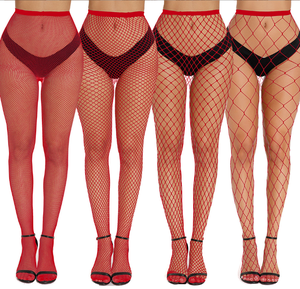Collants à <span class=keywords><strong>taille</strong></span> <span class=keywords><strong>haute</strong></span> pour femmes Charmnight, résille multicolores, <span class=keywords><strong>bas</strong></span> sexy, <span class=keywords><strong>bas</strong></span> cuissardes pour jeans déchirés - Product Image 6