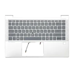 Super setembro 2023 Venda quente palmrest laptop com teclado dos EUA para HP EliteBook 840 G7 745 G7 série