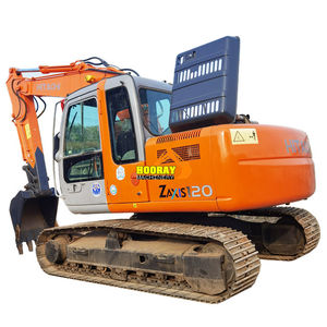Excavatrice sur chenilles hydraulique Hitachi ZX120 d'occasion de haute qualité, 12 tonnes, modèle 2018, moteur ISUZU, ZX120-6 ZX130, excavatrice moyenne - Product Image 1