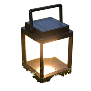 Lampe de table LED rechargeable portable <span class=keywords><strong>Lanterne</strong></span> extérieure <span class=keywords><strong>solaire</strong></span> suspendue étanche pour patio et camping Accrochage facile sans fil - Product Image 1