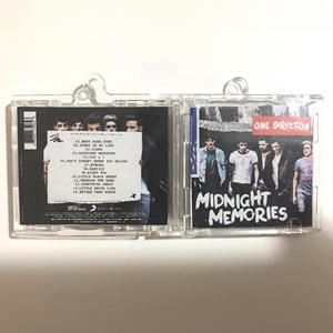 LOW MOQ Logotipo de personalización Singer Chip One Direction Midnight Memories Llavero Tag 1 D Mini CD Nfc Llavero - Product Image 4
