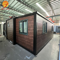 Casa Expandible de 40 pies, Casa Prefabricada con Estructura de Acero, Casa Contenedor Modular de 20 pies