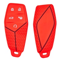 Housse de protection en silicone pour clé de voiture, texture nid d'abeille, pour SAIC MG ONE 2022-2025, clé intelligente à 5 boutons