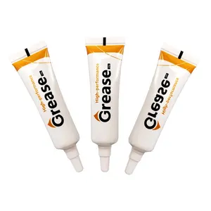 Manufacturers Custom Small Packaging Zipper Chain Lube Waterproof Anti Seize Silicone Grease Tube For O-rings