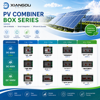 Boîtier de Combinaison PV XDC 1000V 1 Entrée 1 Sortie avec Fusible, SPD et Disjoncteur 63A, Boîtier de Protection de Panneaux Solaires Étanche IP65