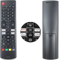 Control Remoto para Televisores LCD Inteligentes, Alcance de 10 m, Batería AAA, Plástico, Hecho en China, Éxito de Ventas en Comercio Electrónico