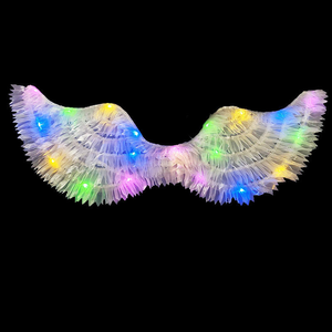 Accesorios para Festivales <span class=keywords><strong>de</strong></span> Halloween y Navidad <span class=keywords><strong>de</strong></span> Pafu, Alas <span class=keywords><strong>de</strong></span> Ángel con Luces LED, Alas <span class=keywords><strong>de</strong></span> Hada Brillantes y Coloridas, Disfraz para Niños y Adultos - Product Image 3