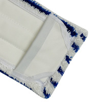 Esun Serpillière en microfibres pour salle blanche avec poteau en aluminium pour un nettoyage efficace des sols
