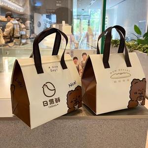 Özel soğutma termal çanta yalıtımlı geri dönüşümlü gıda teslimat ambalaj kalkış çanta - Product Image 3