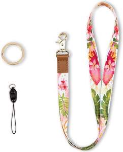 Lanières personnalisées en polyester plat, durables, avec impression numérique unique, avec logo, crochet, <span class=keywords><strong>pour</strong></span> usage au bureau - Product Image 2