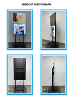 Pantallas Digitales para Escaparates de 32, 43, 49, 55 Pulgadas, Pantallas Publicitarias Android con Brillo de 2500nit para Restaurantes