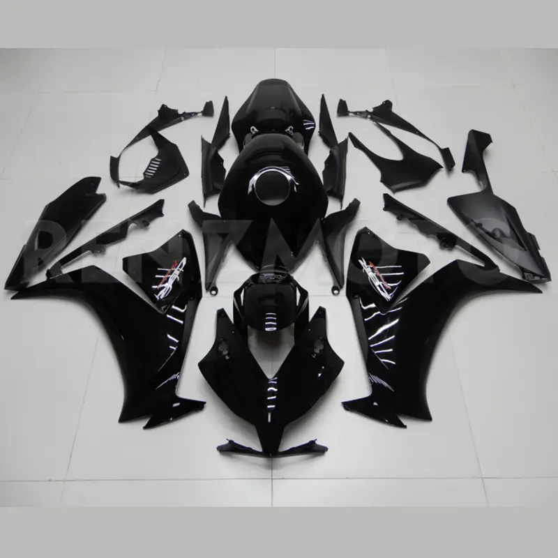 Kit de carénage complet en plastique Abs pour Honda cbr 1000 rr 2012 2016 carrosserie de moto par Injection noire