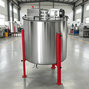 Estrattore di Miele Elettrico Professionale in Acciaio Inox <span class=keywords><strong>a</strong></span> 12 Telai per la Raccolta Quotidiana del Miele - Product Image 1