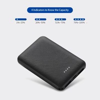 2025 Bestseller 5000mAh Li-Polymer Hochleistungs-Powerbank mit Doppel-USB-Anschluss, Micro-USB-Eingang und USB-C Schnellladung, 10W Ultra-Slim