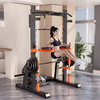 WENDY Smith Machine - Jaula de potencia multiusos con soporte para sentadillas y barra de dominadas, sistema de entrenamiento para gimnasio en casa, independiente