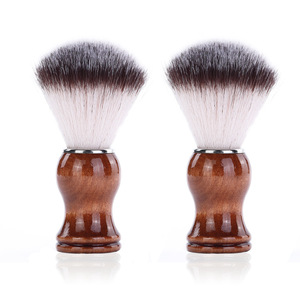 Pinceau à raser Playboy, poils en nylon, manche en bois de Styrax, pour le soin de la barbe - Product Image 5