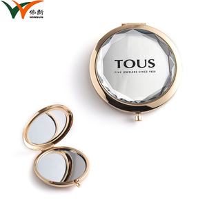 Fashion Style Hot Sale Promotional Gift Custom Logo Diamond Design Iron Metal <b>Mirror</b> - Product Image 2