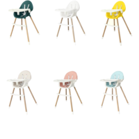 Chaise haute pour bébé personnalisable en couleur, chaise haute pour enfants, pliable, réglable en hauteur, en plastique