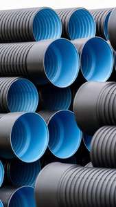 Tubería de Drenaje Corrugada de Doble <span class=keywords><strong>Pared</strong></span> de HDPE Plástico SN4 SN8 de 200mm, 300mm, 500mm, 600mm, 800mm, 1000mm, 1200mm y 6 Pulgadas - Precio - Product Image 5