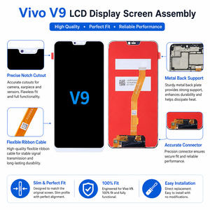หน้าจอสัมผัส <span class=keywords><strong>Vivo</strong></span> <span class=keywords><strong>V9</strong></span> พร้อมชุดประกอบจอ LCD สำหรับเปลี่ยนโทรศัพท์มือถือ <span class=keywords><strong>Vivo</strong></span> <span class=keywords><strong>V9</strong></span> และ <span class=keywords><strong>Y85</strong></span> - Product Image 2