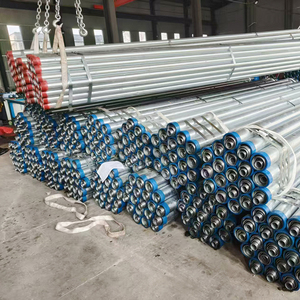Tubo Redondo Galvanizado GB Q215 Pre-Galvanizado para la Fabricación <span class=keywords><strong>de</strong></span> Soportes <span class=keywords><strong>de</strong></span> Montaje <span class=keywords><strong>Solar</strong></span> - Product Image 1