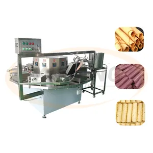 Crispy Phoenix Egg Roll Ice cream Cone Maker Waffle Cone Making Crepe Machine Commercial Stroopwafel Production Line