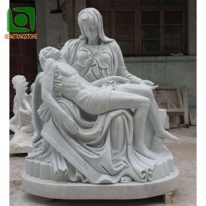<span class=keywords><strong>Monument</strong></span> funéraire religieux traditionnel, sculpture <span class=keywords><strong>en</strong></span> <span class=keywords><strong>marbre</strong></span> Pieta, style europé<span class=keywords><strong>en</strong></span>, statue <span class=keywords><strong>en</strong></span> pierre pour pierre tombale - Product Image 5