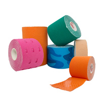 Bande de kinésiologie prédécoupée imperméable de 5 cm pour la santé, la compression et le sport, vente en gros personnalisée