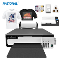 XP600 12in 30cm A4 DTF Impresora Camiseta Máquina de Impresión textil Calor Película PET DTF Impresora A3 todo en uno DTF Impresora A3