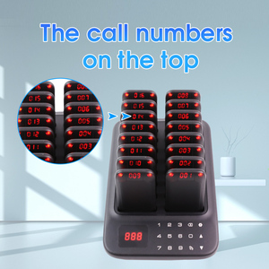 ระบบเรียกคิวไร้สายแบบดิจิทัลสำหรับร้านอาหาร 16 เครื่อง พร้อมเสียงเตือน สำหรับบาร์ รถขายอาหาร คาเฟ่ และฟู้ดคอร์ท - Product Image 2