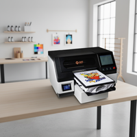 Moderne stijl high-end Surhoo eco-solvent inkt automatische reiniging DTG printer digitale kledingprinters hoodies sweatshirts textiel
