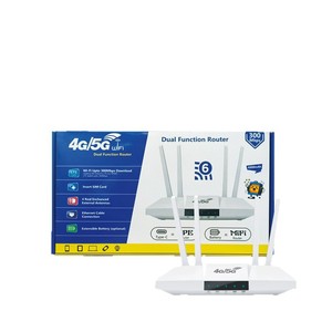 Routeur CPE 4G débloqué 300 Mbps, routeur <span class=keywords><strong>WiFi</strong></span> sans fil avec emplacement pour <span class=keywords><strong>carte</strong></span> SIM, 4 antennes à gain élevé, 2 ports RJ45, batterie 3000 mAh, routeur 4G - Product Image 1