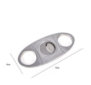 Ciseaux à cigares classiques en acier inoxydable neufs, coupe-cigares guillotine, cadeau de Noël - Product Image 3