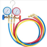 Yellow Jacket HVAC Manifold Refrigerant Pressure Gauge Set With Charging Hose