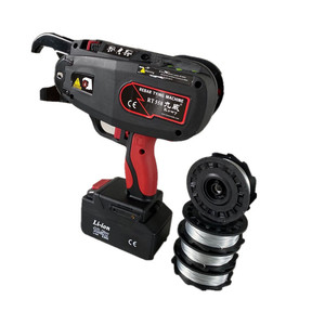 Machine à lier les barres d'armature Jiuwei RT528T, 18,5 V, alimentée par batterie, entièrement automatique, outil de construction - Product Image 1