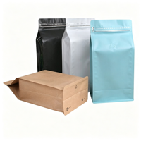 Sac de conservation refermable en aluminium, qualité alimentaire, étanche à l'humidité, pochette d'emballage hermétique à fermeture éclair