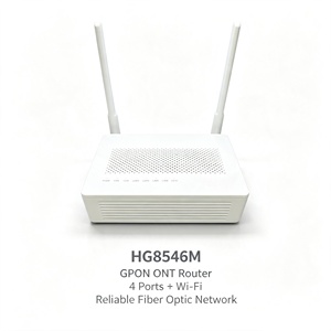 ONT EPON/GPON HG8546M Más Vendido, Módem de <span class=keywords><strong>Fibra</strong></span> Óptica WiFi de 300 Mbps, 4 Puertos, Fácil Configuración para Minoristas de Comercio Electrónico, FTTH, FTTR - Product Image 1