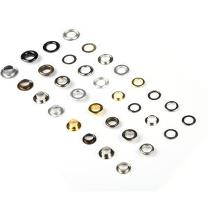 Toptan pirinç halkalar için yüksek kalite özel Logo Metal kuşgözü Grommets konfeksiyon çanta ayakkabı ve giysi etiketi - Product Image 3