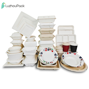 Milieuvriendelijke Composteerbare Suikerriet Dinerborden Wegwerp Biologisch Afbreekbare Pulp Ovale Vierkante Ronde Borden Feesten Bagasse Materiaal - Product Image 3