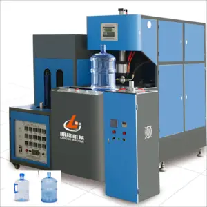 20L /5 galon yüksek hızlı yarı otomatik PET şişe yapımı streç kalıpta şişirme makinesi/üflemeli kalıplama makinesi fiyat