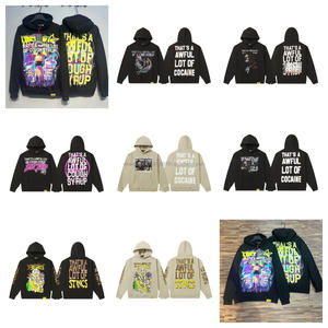 Nueva llegada de alta calidad 100% algodón de peso pesado que es un montón horrible de jarabe para la tos Sudadera con capucha Streetwear sudaderas con capucha de gran tamaño para hombres - Product Image 1