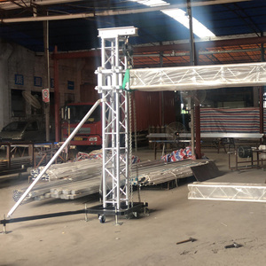 Hợp kim nhôm giàn phụ kiện hàng đầu bản lề vành đai cơ sở hoist tay áo khối OUTRIGGER cho giai đoạn giàn hệ thống nâng - Product Image 6